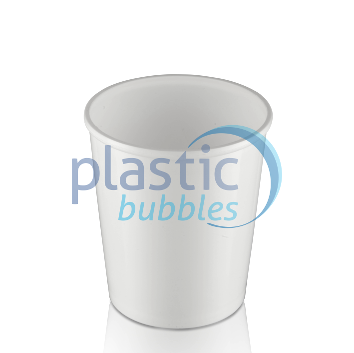 Plastic Bubbles Plastic Bubbles 480ml Tub & lid (white)