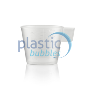 Plastic Bubbles 50ml Measuring cup
