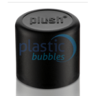 Plastic Bubbles 52 Aerosol cap black plush