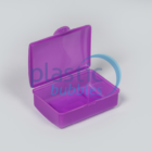 Plastic Bubbles Hinged Soap Box Purple