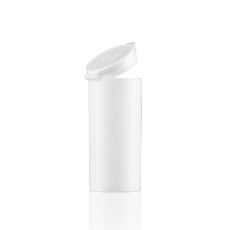 20ml Hinged Vial White Open 20ml Hinged Vial White Open, Plastic Bubbles, Hinged tablet vials, 10ml tablet vial, 20ml tablet vial, 30ml tablet vial, Hinged vials for tablets, Small tablet vials, Medium tablet vials, Large tablet vials, Tablet vial packaging, Pharmaceutical vials for tablets